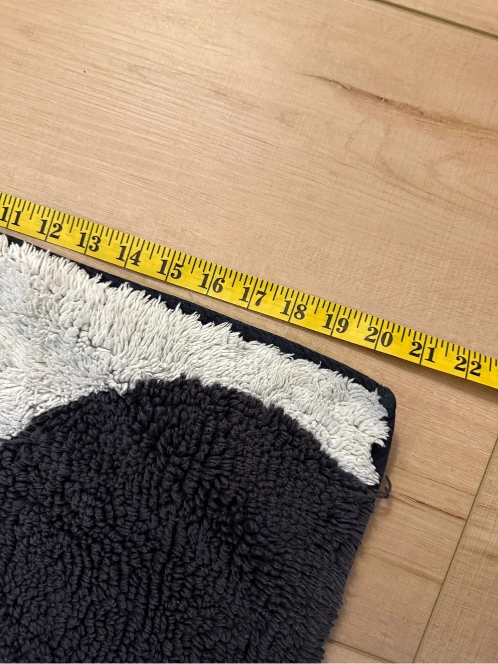 Pottery Barn Kids Mickey Mouse 100% Cotton Bath Mat Rug Black White